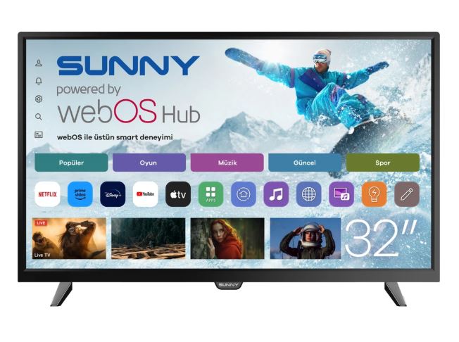 Sunny SN32DAL540 32'' 80 Ekran Hd Ready Smart webOS Led TV