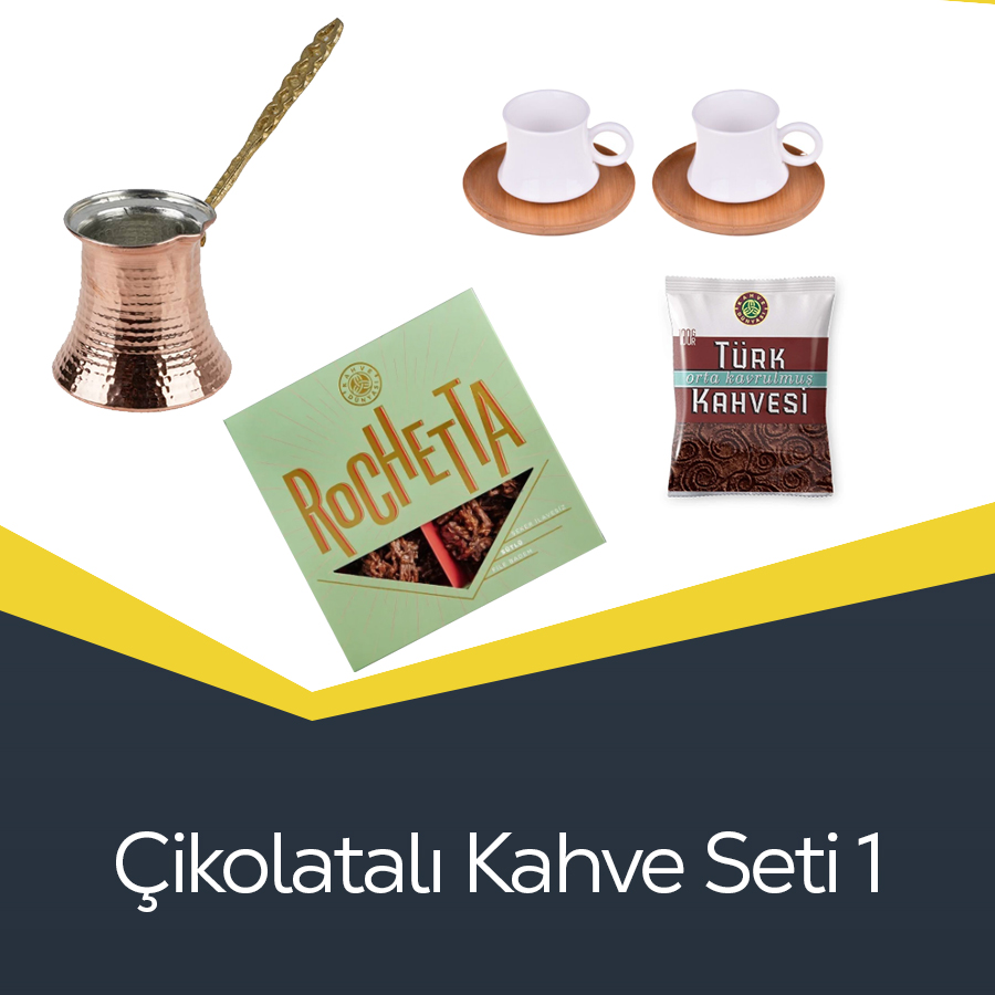Çikolatalı Kahve Seti 1