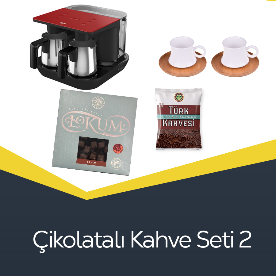 Çikolatalı Kahve Seti 2