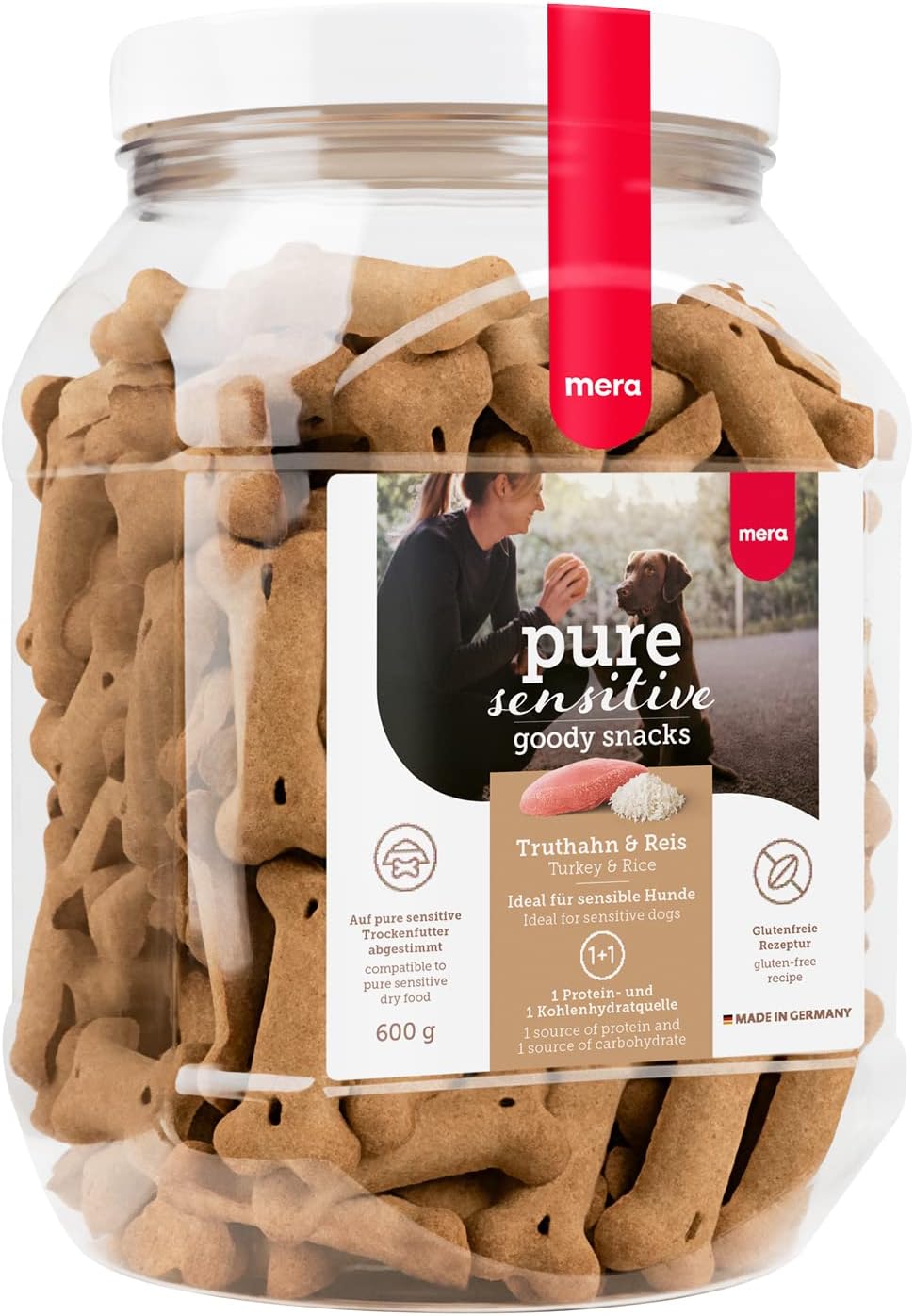 MERA PURE SENSITIVE TURKEY&RICE BİSKÜVİ 600G