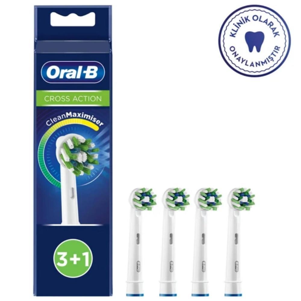 Oral-B Cross Action 3+1 Cleanmaximizer Yedek Başlık