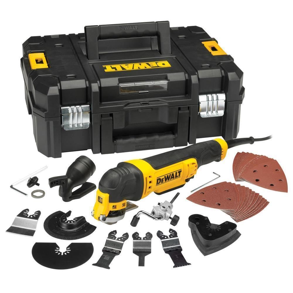 Dewalt DWE315KT 300Watt Çok Amaçlı Zımparalama, Kesme ve Raspalama Aleti