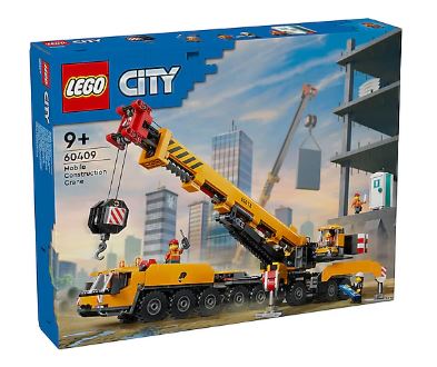LEGO® City Sarı Mobil İnşaat Vinci Oyuncak Seti 60409