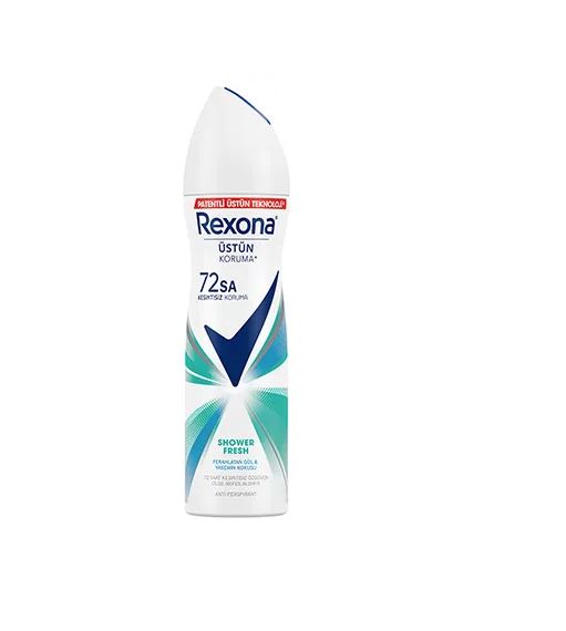 REXONA KADIN SPREY DEODORANT SHOWER FRESH 150 ML x 5 ADET