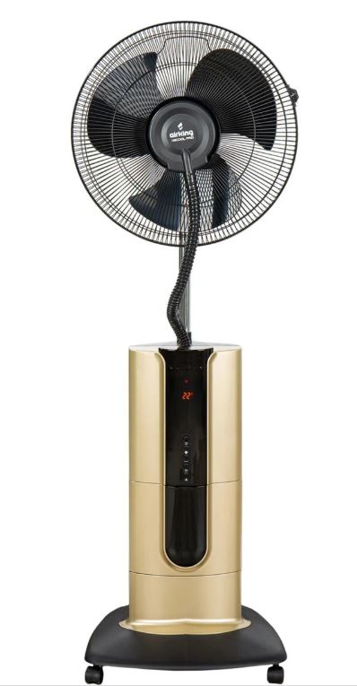 Airking Cool Pro 18'' Soğuk Buharlı, İyonizerli, Uzaktan Kumandalı Vantilatör - Gold