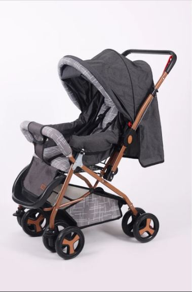 Dido Comfort Line Çift Y. Bebek Arabası Gri-Gold