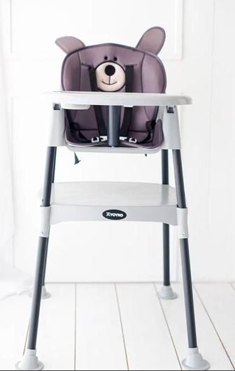 Bear 3 in 1 Portatif Mama Sandalyesi Gri