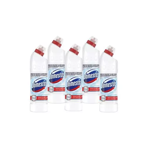 DOMESTOS ÇAMAŞIR SUYU KAR BEYAZI 750 ML X  5 ADET