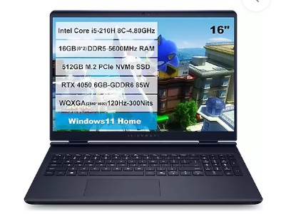 Dell Alienware 16 Aurora i5-210H RTX4050 16GB 512GB 16