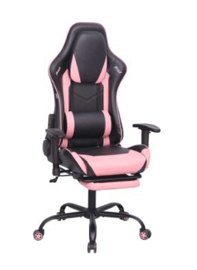 Adore Gaming ProX Oyuncu Koltuğu Siyah / Pembe S, Deri 71x77,5-126x136 cm