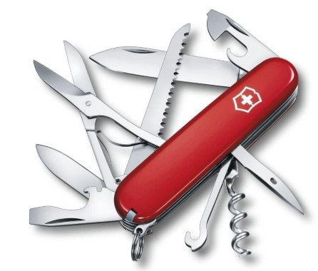 Victorinox 1.3713.B1 Huntsman 15 Fonksiyon İsviçre Çakısı - Kırmızı