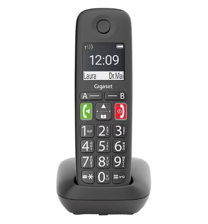 Gigaset E290 Geniş Ekran Handsfree Telsiz Telefon