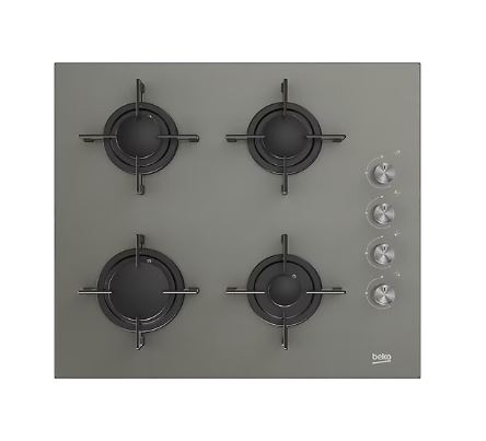 Beko BSTOC 828 G Gri Cam Set Üstü Ocak