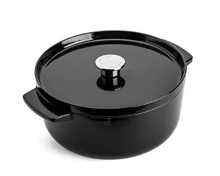 KitchenAid CC006061-001 5.2 Litre 26 cm. Döküm Demir Tencere - Siyah