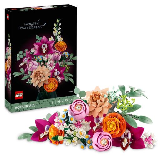 Adore Lego LAD10342 Pembe Çiçek Buketi