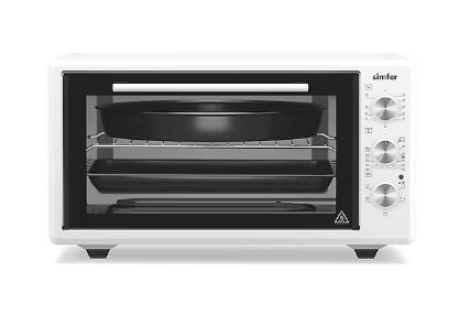 Simfer 4546 45 Litre Turbo Midi Fırın - Beyaz