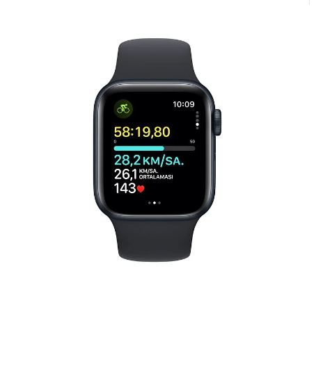 Apple Watch SE GPS MR9X3TU/A 40mm Midnight S/M Akıllı Saat