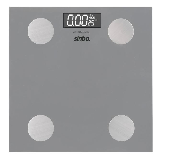 Sinbo SBS-4469 Cam Dijital Baskül