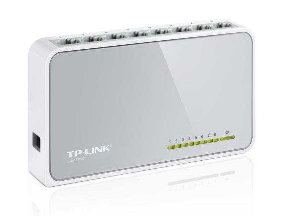 TP-LINK TL-SF1008D 8PORT 10/100 MINI PLASTIC SWITCH