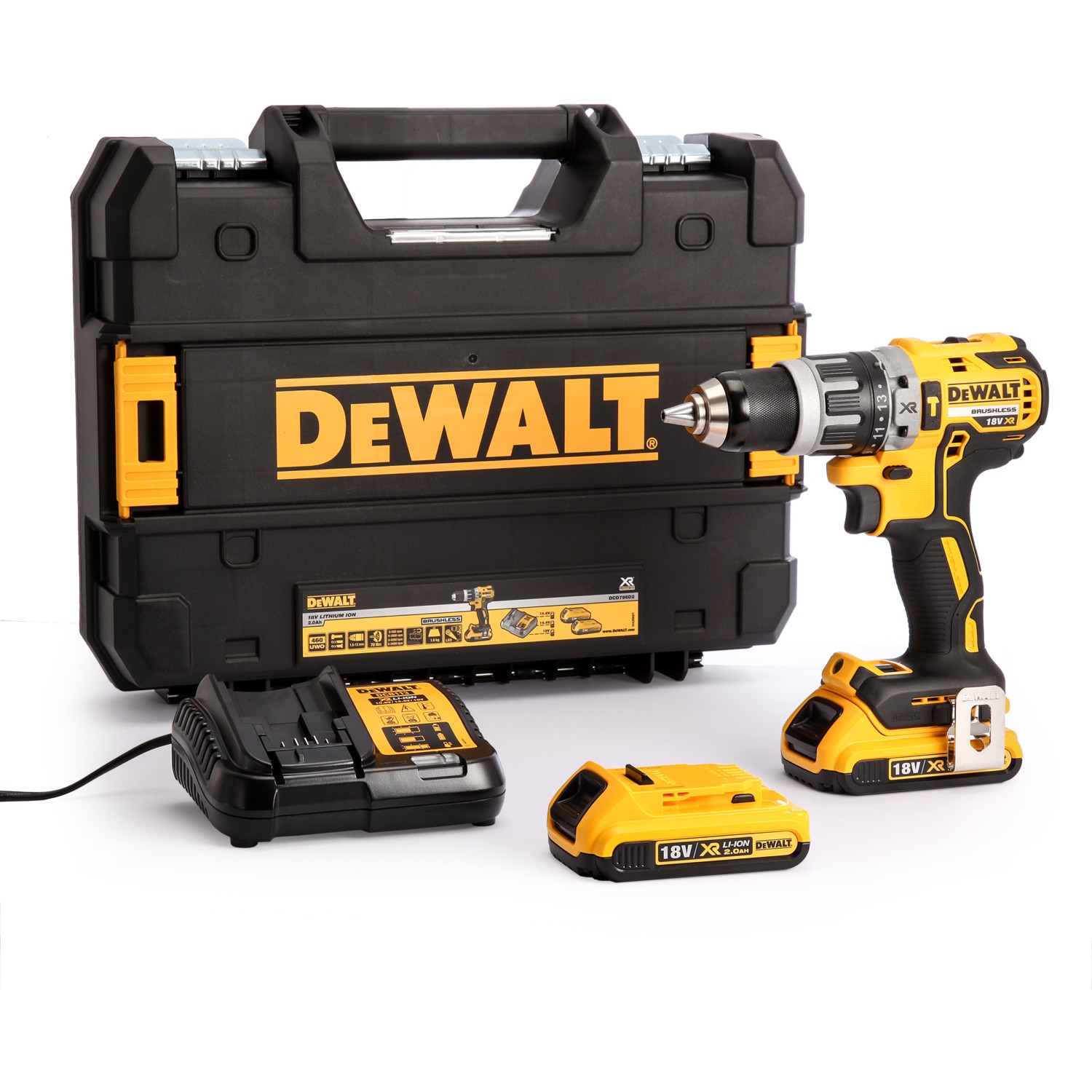 Dewalt DCD796D2 18 V Çift Akülü Darbeli Matkap