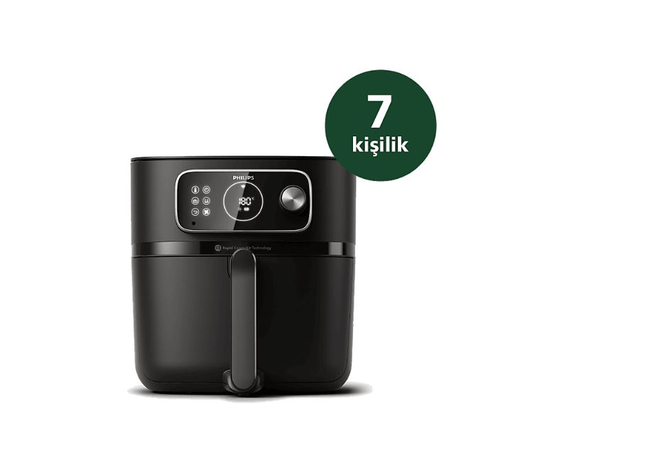 PHILIPS HD9875/90 Rapid Combi Air 7000 Serisi XXL Connected Airfryer Siyah